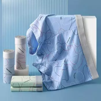 Мужские трусы-боксеры для мальчиков-подростков, модное удобное, приятное для кожи нижнее белье 2XL чёрный