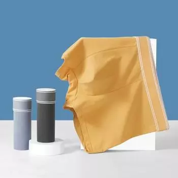 Мужские трусы-боксеры из мягкого хлопка, влагоотводящие, дышащие, однотонные, с широким эластичным поясом 4XL темно-серого