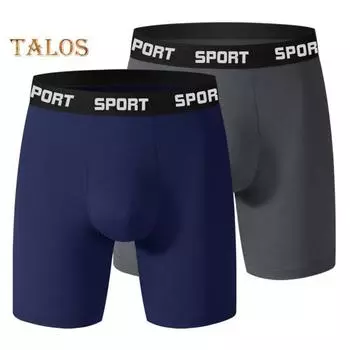 Мужские трусы-боксеры облегающего кроя с принтом в виде букв и цветными вставками, эластичные трусы средней талии с плавными линиями и U-образной формой L чёрный