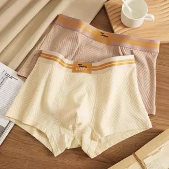 Мужские трусы-боксеры с 3D-кроем, эластичные шорты со средней талией, плоские дышащие удобные трусики 3XL светло-зеленый