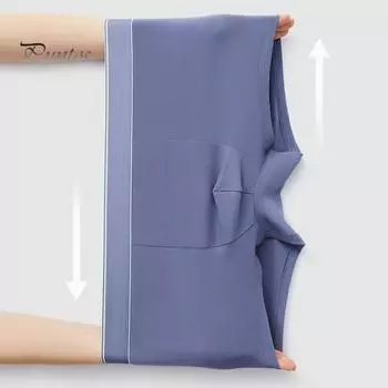 Мужские трусы-боксеры с внутренним слоем, расширенным поясом, дышащие, в стиле пэчворк, цветные шорты, повседневная домашняя спортивная одежда XXXL серый