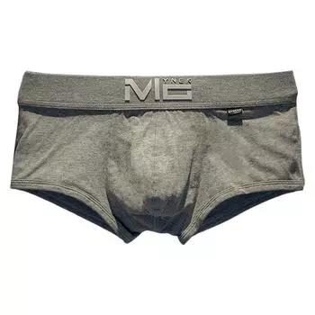 Мужские трусы-боксеры с заниженной талией и эластичным поясом с буквенным принтом, шорты-трусы U-образной формы из дышащей, не продуваемой ткани, не пропускающей пот M чёрный