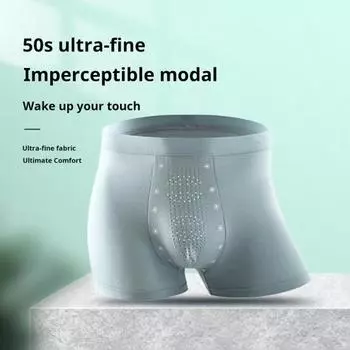 Мужские трусы-боксеры средней посадки с эластичной талией и U-образным изгибом, однотонные дышащие плавки, быстросохнущие трусики XXXL серебряный