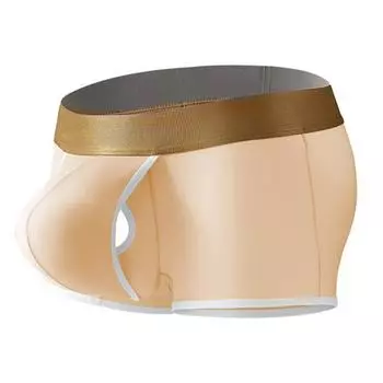 Мужские трусы-боксеры средней посадки с эластичной талией и U-образным изгибом, однотонные дышащие плавки, быстросохнущие трусики M