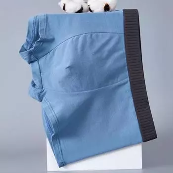 Мужские трусы-боксеры Yousheng, со средней посадкой, U-образные, высокоэластичные, дышащие, облегающие трусы, повседневная одежда XL королевский синий