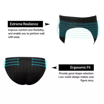Мужские трусы для плавания, быстросохнущие трусы, спортивный купальник, купальник с низкой талией для пляжного плавания, серфинга L