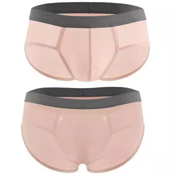 Мужские трусы Ice Silk с низкой талией — легкое летнее нижнее белье для мальчиков-подростков XXL серый