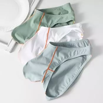 Мужские трусы Ice Silk, ультратонкие, с низкой посадкой, эластичные, однотонные, с 3D-образным носом слона M