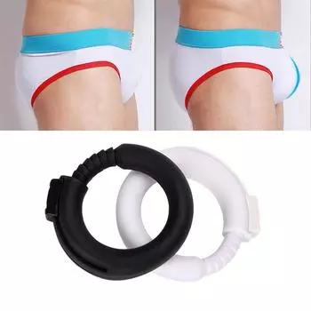 Мужские трусы с кольцом, сексуальные мягкие эластичные трусы из силикагеля + ПП