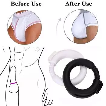 Мужские трусы с кольцом, сексуальные трусы-стринги из силикагеля + полипропилена