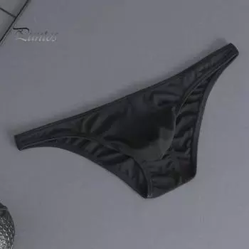 Мужские трусы с низкой талией, однотонные, дышащие, удобные, треугольные, тонкие, нижнее белье, U-образные трусы 2XL