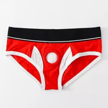 Мужские трусы с трехмерным мешочком, удобная посадка, высокоэластичные трусики, дышащее гладкое нижнее белье с косточками M