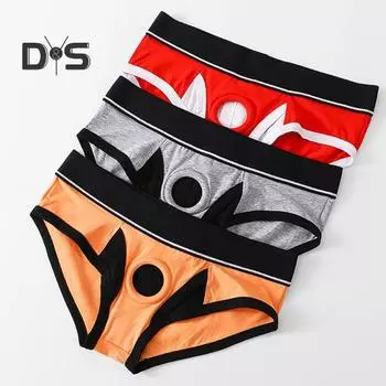 Мужские трусы с трехмерным мешочком, удобная посадка, высокоэластичные трусики, дышащее гладкое нижнее белье с косточками XXL