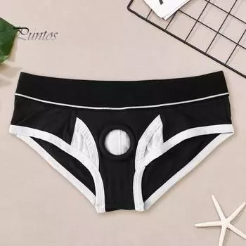 Мужские трусы с трехмерным мешочком, удобная посадка, высокоэластичные трусики, дышащее гладкое нижнее белье с косточками XL
