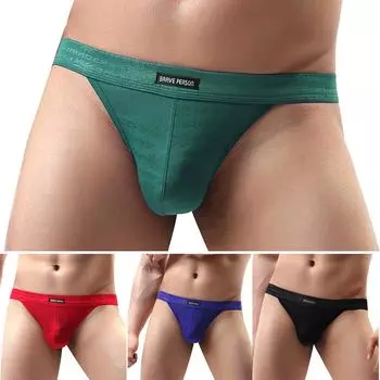 Мужские трусы сексуальные стринги трусы стринги нижнее белье трусики с низкой талией Т-обратно S
