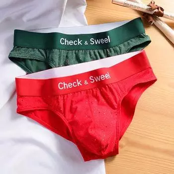 Мужские трусы Slim Fit с высокой эластичностью в горошек с низкой талией и эластичностью L чёрный