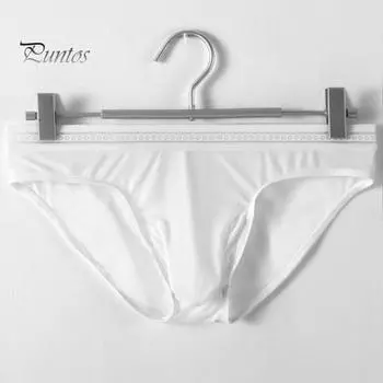 Мужские трусы средней посадки, эластичные, облегающие, дышащие, однотонные, сетчатые, сексуальное нижнее белье, повседневная одежда L