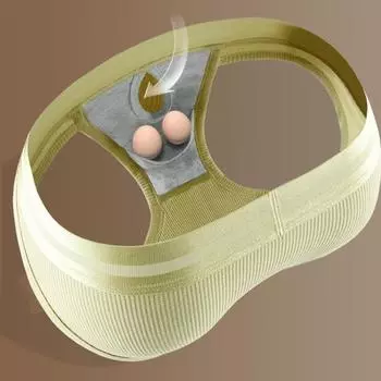 Мужские трусы средней посадки контрастного цвета с поддержкой мошонки с мерсерированным поясом, высокоэластичное нижнее белье L