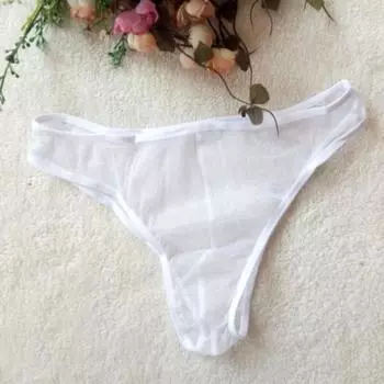 Мужские трусы средней посадки, прозрачные, с высокой эластичностью, дышащие, плавные линии, трусы-боксеры, прозрачное нижнее белье