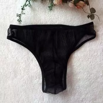 Мужские трусы средней посадки, прозрачные, с высокой эластичностью, дышащие, плавные линии, трусы-боксеры, прозрачное нижнее белье