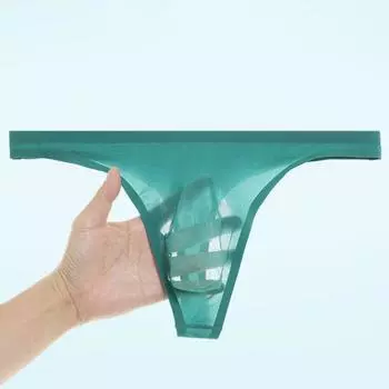 Мужские трусы ультратонкие с низкой талией, облегающие, высокоэластичные, дышащие, стринги M