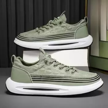 Мужские туфли без застежек, летние молодежные удобные спортивные туфли из дышащей ткани Ice Silk, повседневные туфли 39 чёрный