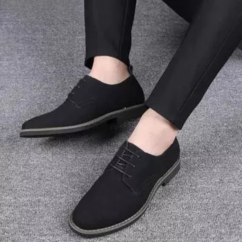 Мужские туфли больших размеров, мужские оксфордские туфли, замшевые мужские повседневные туфли, туфли на шнуровке, туфли на плоской подошве, удобные, универсальные, Zapatos Para Hombres 39