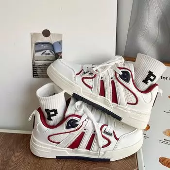 Мужские туфли для доски Женская обувь больших размеров Повседневная обувь На плоской подошве 36