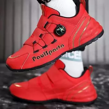 Мужские туфли для гольфа, черные, красные, для гольфа, тренировочные, мужские, быстро шнурующиеся, спортивная обувь, мужские, удобные, для ходьбы, мужские 39 чёрный