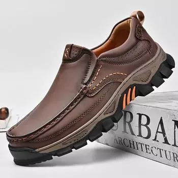 Мужские туфли из искусственной кожи с резиновым покрытием, мокасины с педалями, мужские повседневные кожаные туфли 40