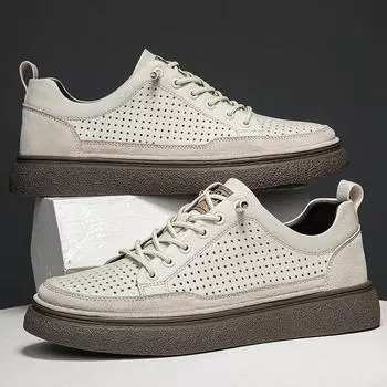 Мужские туфли из кожи для мужчин, мужские кроссовки, туфли для мужчин, роскошные дизайнерские туфли на платформе для мужчин из кожи 37