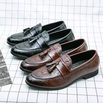 Мужские туфли из окрашенной кожи на плоской подошве, мюли ручной работы, удобные повседневные мужские мокасины, большой размер 38-48, оксфордские туфли, оксфордские туфли 38