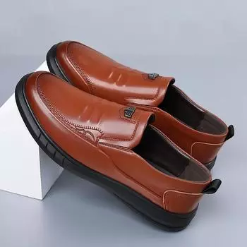 Мужские туфли, классические, повседневные, из натуральной кожи, оксфорды, черные, коричневые, деловые, офисные, свадебные, формальные туфли для мужчин 38 чёрный