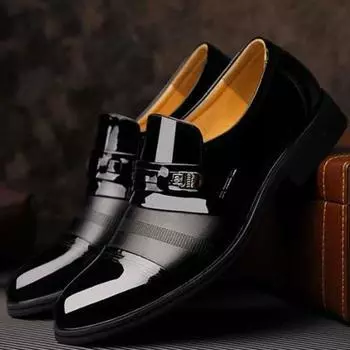 Мужские туфли на каблуках, модные, Casua, мужские кроссовки для вечеринок, черные кожаные мокасины, Sapato Social Masculino, итальянская обувь 38