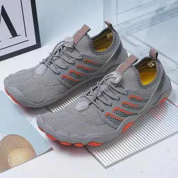 Мужские туфли на плоской подошве с широкими ладонями для вождения, женские туфли для плавания в серой воде, обувь для йоги и фитнеса, большой размер EU: 39 чёрный