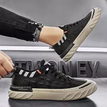 Мужские туфли на плоской подошве весна-лето повседневные спортивные кроссовки мужская удобная рабочая обувь обувь 39 зелёный