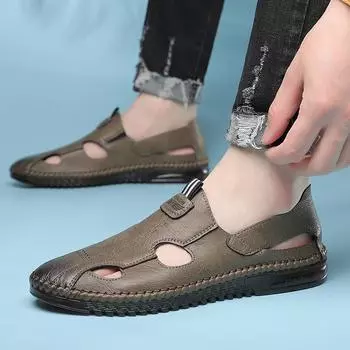 Мужские туфли на шнуровке из кожи, мужские оксфорды на мягкой подошве, высококачественные деловые туфли для отдыха на открытом воздухе, лоферы, мужские кроссовки, обувь ручной работы 38 чёрный