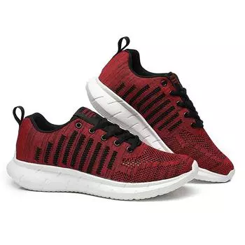 Мужские туфли на толстой подошве, повседневные спортивные туфли на плоской подошве, легкие, дышащие, универсальные кроссовки, новая коллекция весна/лето 38 красный