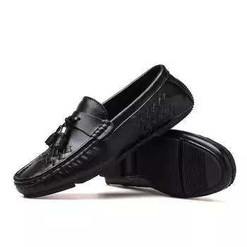 Мужские туфли с кисточками, удобные, модные, летние, мужские повседневные туфли-лодочки, мужские мокасины, брендовый дизайн, натуральная кожа, слипоны, мужские лоферы 38