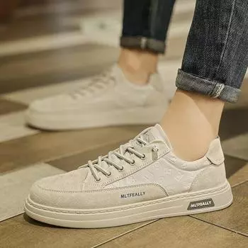 Мужские туфли с одной педалью, модные брендовые повседневные туфли высокого класса, мужские кожаные туфли, модные белые туфли 39