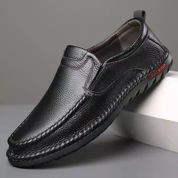 Мужские туфли, высококачественная рабочая обувь из натуральной кожи, мужские туфли для вождения, удобные дышащие туфли для вечеринок, мужские кроссовки 38 жёлтый