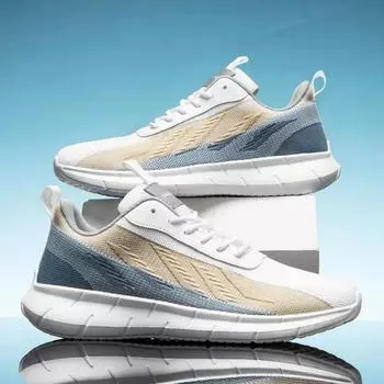 Мужские удобные кроссовки для бега и ходьбы, модные кроссовки для взрослых, классические, новые, унисекс, трикотажные, дышащие, спортивные, теннисные туфли 39