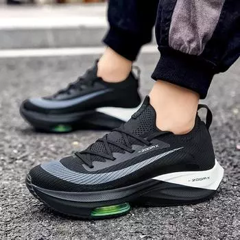 Мужские удобные популярные кроссовки для бега на воздушной подушке, парная обувь, соответствующая тренду, мужская обувь, пара обуви, спортивная обувь 39 чёрный