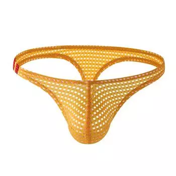 Мужские удобные сетчатые стринги с низкой посадкой - Сексуальный Т-образный дизайн Double Extra Large