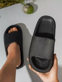 Мужские удобные тапочки одноразовые формованные нескользящие износостойкие домашние домашние повседневные тапочки для прогулок 36-37 бежевый