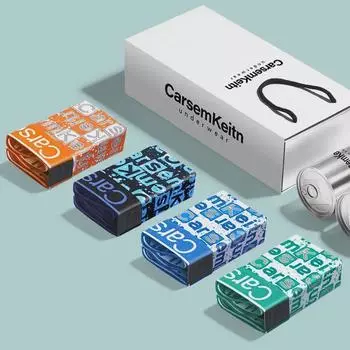 Мужские ультратонкие антибактериальные трусы-боксеры Ice Silk - свободный крой, большой размер, красные, подарочная коробка Medium