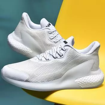 Мужские уличные кроссовки из пенопласта на мягкой подошве, спортивные кроссовки для отдыха с большими ногами, теннисные кроссовки 39 белый