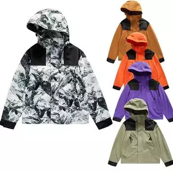 Мужские уличные походные куртки с несколькими карманами для рыбалки, водонепроницаемое тонкое пальто с капюшоном-карго S оранжевый