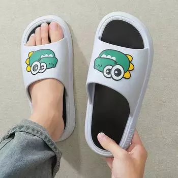 Мужские уличные сандалии на толстой подошве - удобные летние тапочки 38-39