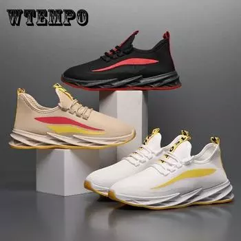 Мужские универсальные повседневные легкие кроссовки Blade Trend, спортивная обувь, прогулочная обувь с сеткой для среднего и молодежного возраста 39 белый